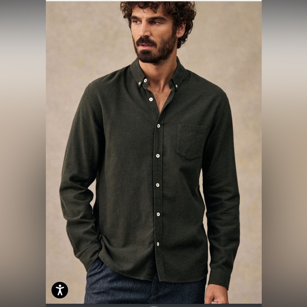 Never Worn Sezane FLANNEL CHARLIE SHIRT